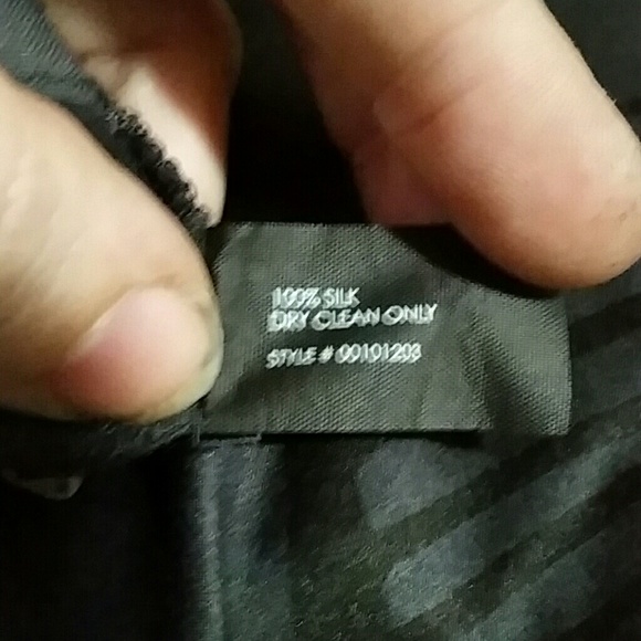 Club Monaco Gray/Black Silk Romper (pockets!) - Picture 4 of 6